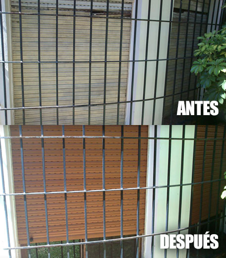 cortinas antes y después